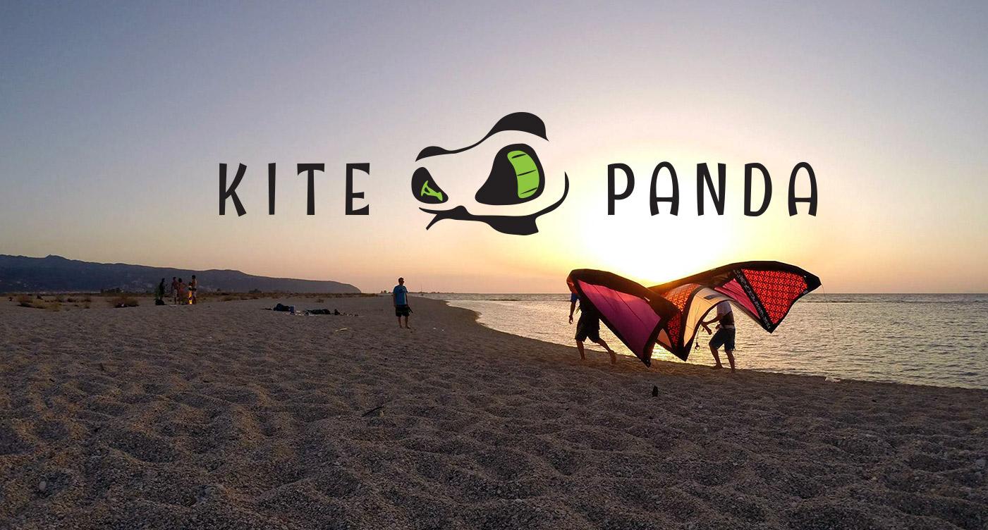 lefkada beach with logo